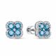 Серьги из белого золота RoseGrace 5-6245-106-2Б-Гбр с бриллиантом