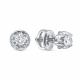 Серьги из белого золота RoseGrace 5-6475-103-2Б с бриллиантом