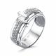Кольцо из белого золота RoseGrace 5-6560-103-1Б с бриллиантом
