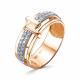 Золотое кольцо RoseGrace 5-6560-103-1К с бриллиантом