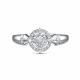 Кольцо из белого золота RoseGrace 5-6885-103И2-1Б с бриллиантом