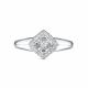 Кольцо из белого золота RoseGrace 5-6890-103И2-1Б с бриллиантом