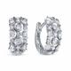 Серьги из белого золота RoseGrace 5-7007-103-2Б с бриллиантом