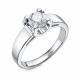 Кольцо из белого золота RoseGrace 5-7024-103-1Б с бриллиантом