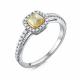 Кольцо из белого золота RoseGrace 5-7090-103-1БЖ-Жбр с бриллиантом