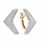 Золотые серьги RoseGrace 5-7092-103-2К с бриллиантом
