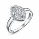 Кольцо из белого золота RoseGrace 5-7184-103-1Б с бриллиантом
