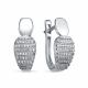 Серьги из белого золота RoseGrace 5-7210-103-2Б с бриллиантом