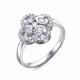 Кольцо из белого золота RoseGrace 5-7352-103-1Б с бриллиантом