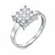 Кольцо из белого золота RoseGrace 5-7401-103-1Б с бриллиантом