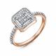 Золотое кольцо RoseGrace 5-7486-103-1К с бриллиантом