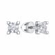 Серьги из белого золота RoseGrace 5-7531-103-2Б с бриллиантом