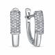 Серьги из белого золота RoseGrace 5-7581-103-2Б с бриллиантом