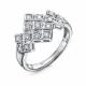 Кольцо из белого золота RoseGrace 5-7637-103-1Б с бриллиантом