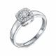 Кольцо из белого золота RoseGrace 5-7644-103ИНВ-1Б с бриллиантом