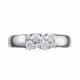 Кольцо из белого золота RoseGrace 5-7657-103-1Б с бриллиантом
