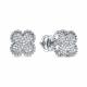 Серьги из белого золота RoseGrace 5-7703-103-2Б с бриллиантом