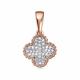 Золотая подвеска RoseGrace 5-7703-103-3К с бриллиантом
