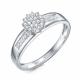 Кольцо из белого золота RoseGrace 5-7850-103-1Б с бриллиантом