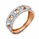 Золотое кольцо RoseGrace 5-7882-303-1К с фианитом