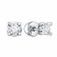 Серьги из белого золота RoseGrace 5-7893-103-2Б с бриллиантом