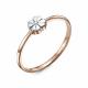 Золотое кольцо RoseGrace 5-7947-103-1К с бриллиантом
