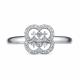 Кольцо из белого золота RoseGrace 5-8043-103-1Б с бриллиантом
