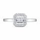 Кольцо из белого золота RoseGrace 5-8072-103-1Б с бриллиантом