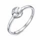 Кольцо из белого золота RoseGrace 5-8360-103-1Б с бриллиантом