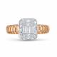 Золотое кольцо RoseGrace 5-8779-303-1К с фианитом