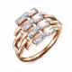 Золотое кольцо RoseGrace 5-8784-303-1К с фианитом
