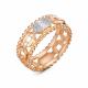 Золотое кольцо RoseGrace 5-8834-303-1К с фианитом