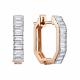Золотые серьги RoseGrace 5-9092-303-2К с фианитом