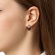 Золотые серьги RoseGrace 5-9127-403-2К-РхМ2 с раухтопазом