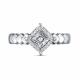 Кольцо из белого золота RoseGrace 5-9184-103И4-1Б с бриллиантом