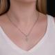 Серебряная подвеска TALANT 50-72-0001-10538 с фианитом