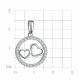 Серебряная подвеска TALANT 50-72-0001-17365 с фианитом