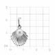 Серебряная подвеска TALANT 50-72-0010-17152 с жемчугом