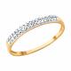 Золотое кольцо Diamant 51-110-00757-1