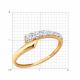 Золотое кольцо Diamant 51-110-01382-1 с фианитом