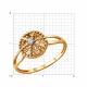 Золотое кольцо Diamant 51-110-01549-1 с фианитом