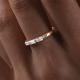 Золотое кольцо Diamant 51-110-01632-1 с фианитом