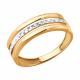 Золотое кольцо Diamant 51-110-02799-2