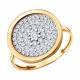Золотое кольцо Diamant 51-110-03024-1 с фианитом