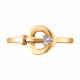 Золотое кольцо Diamant 51-110-03125-1 с фианитом