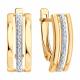 Золотые серьги Diamant 51-120-00482-1