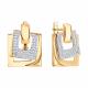 Золотые серьги Diamant 51-120-00906-1 с фианитом