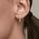 Золотые серьги Diamant 51-120-01376-1 с фианитом