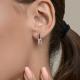 Золотые серьги Diamant 51-120-01387-1 с фианитом
