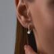 Золотые серьги Diamant 51-120-02334-1 с фианитом